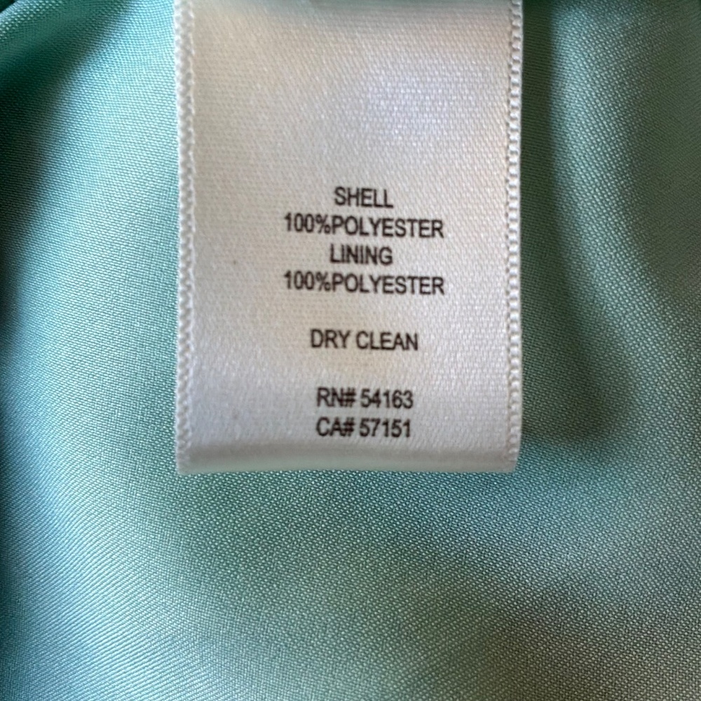 New Eliza J Dress Mint Green Floral Eyelet Halter Dress Size 8 - Picture 12 of 13
